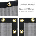 Garden Privacy Screen Fence Mesh 4 ft x 50 ft, Gray HDPE Heavy Duty