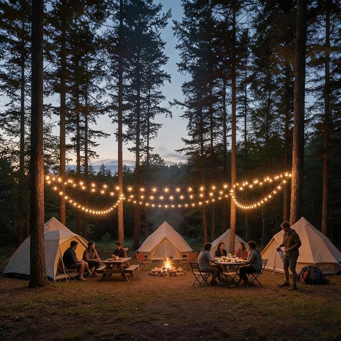 RTTY Dense-Glow 200FT Outdoor String Lights Expandable System - Image 9