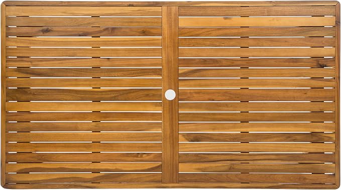 Christopher Knight Home Meja Acacia Wood Outdoor Dining Set - Image 14