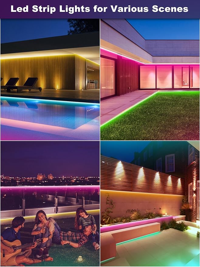 300ft Outdoor Led Strip Lights Waterproof, Ip68 Outside Led Light Strip - Image 4