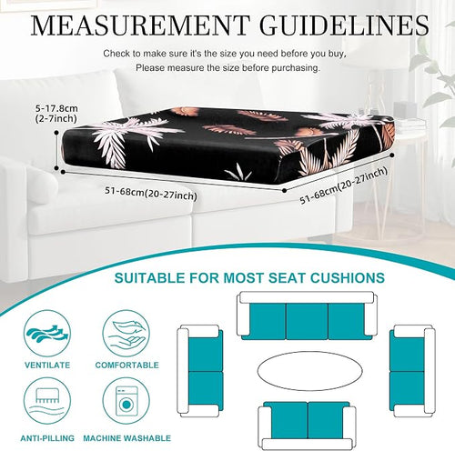 12Pcs Stretch Patio Cushion Covers, Outdoor Couch Covers Replacement, Outdoor - Image 2