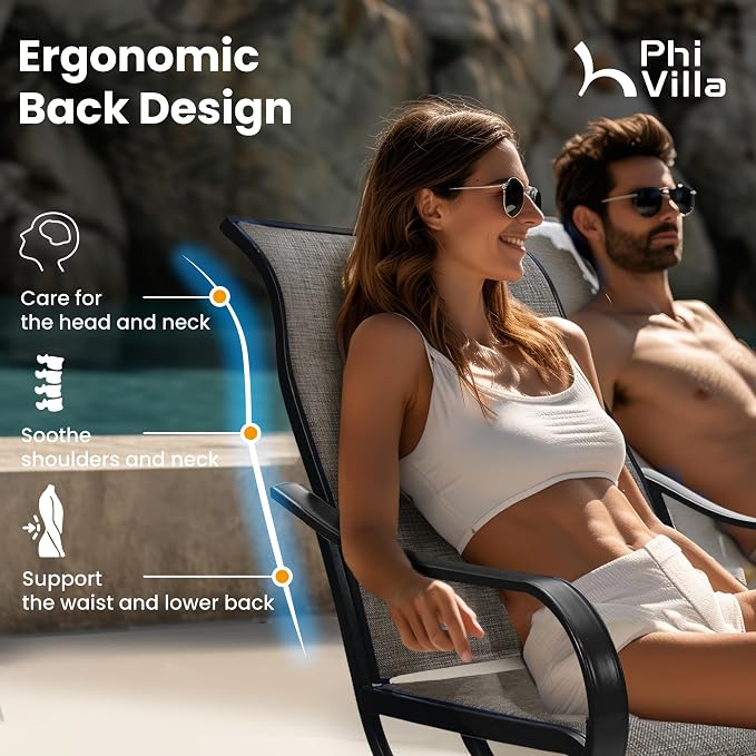 PHI VILLA 7 Piece Patio Dining Set - Image 5