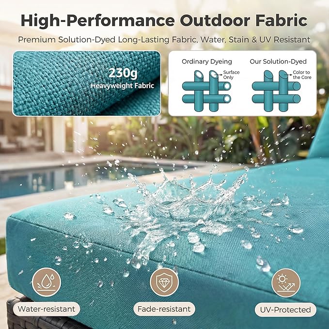 NICESOUL 11 Piece Patio Furniture Set - Image 8