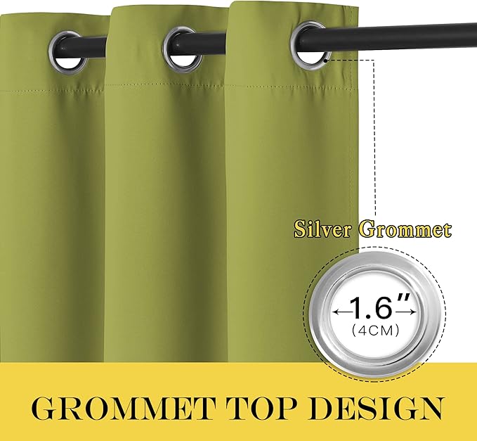 NICETOWN Blackout Curtain for Bedroom 90 inches Long - Image 6