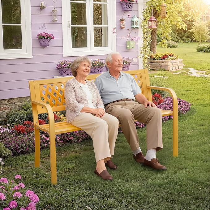 Outvita Outdoor Bench, Patio Bench - Image 9