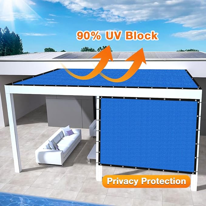 Artpuch Outdoor Pergola Shade Cover 5' X 10' Sun Shade Cloth - Image 3