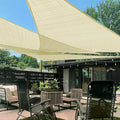LOVE STORY 10' x 10' x 10' Triangle Sun Shade Sail Sunshade Sail UV Block by LOVESTORY