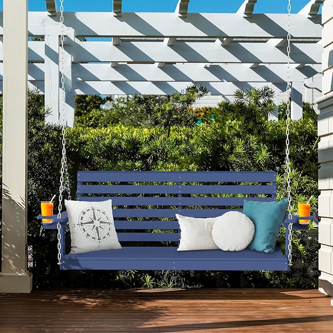 Plawdlik Porch Swings, 2 Seat Patio Chair - Image 3