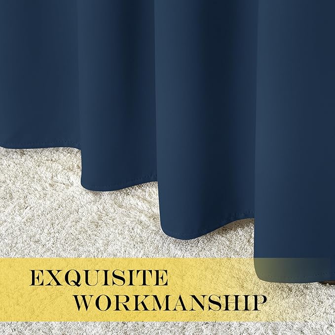 NICETOWN Blackout Short Curtain 63 inches Long - Image 5