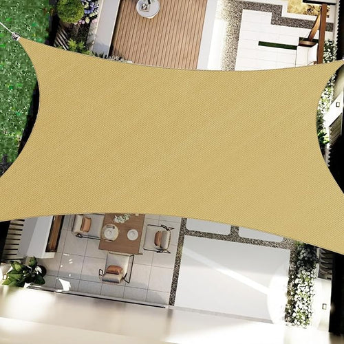 12' x 16' Rectangle Sun Shade Sail Canopy UV Block Sunshade by OOTONAT