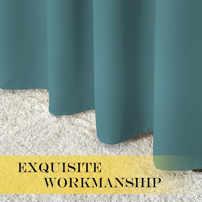 NICETOWN Door Curtain for Closet Doors 80 Inches Long 1 Panel, Room Divider - Image 5