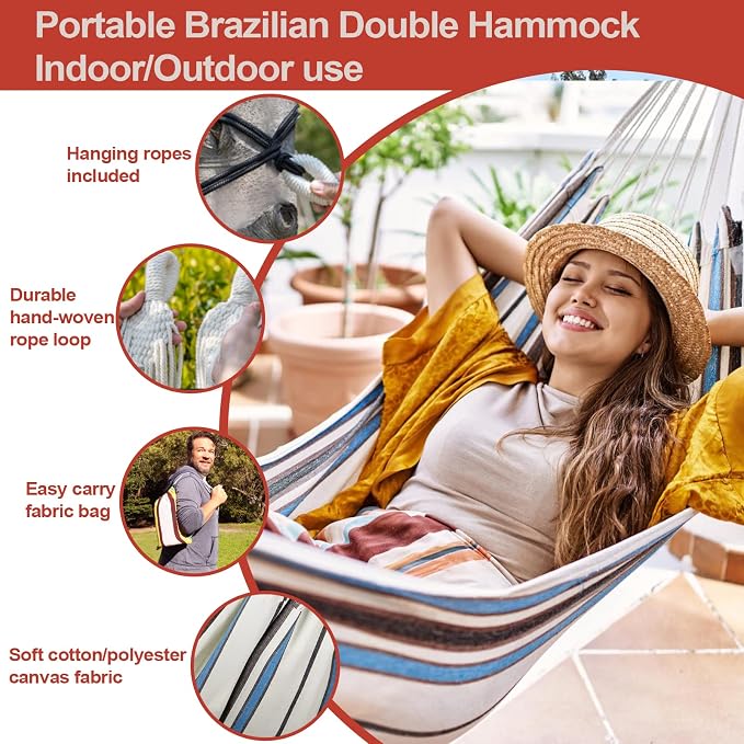 JoyView Brazilian Hammock for Single Preson - Image 3