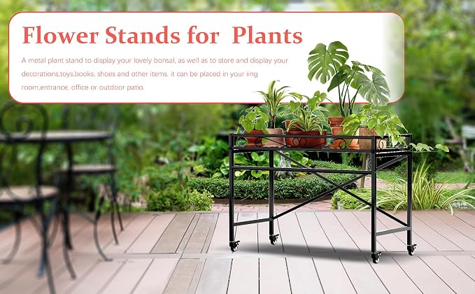 Zhongma Sturdy Metal Plant Stand - Image 6