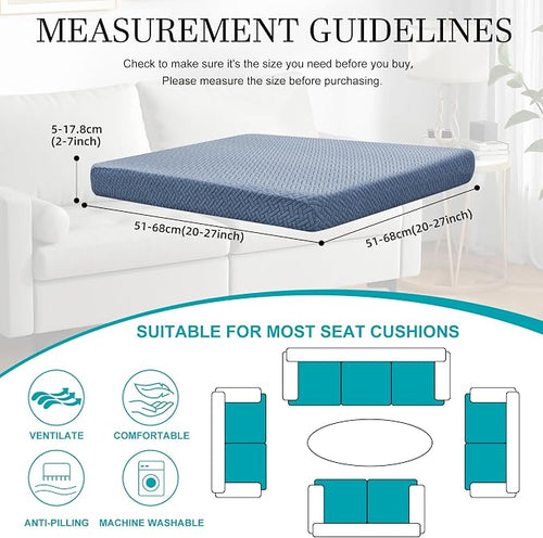 14Pcs Stretch Patio Cushion Covers, Outdoor Couch Covers Replacement, Outdoor - Image 2