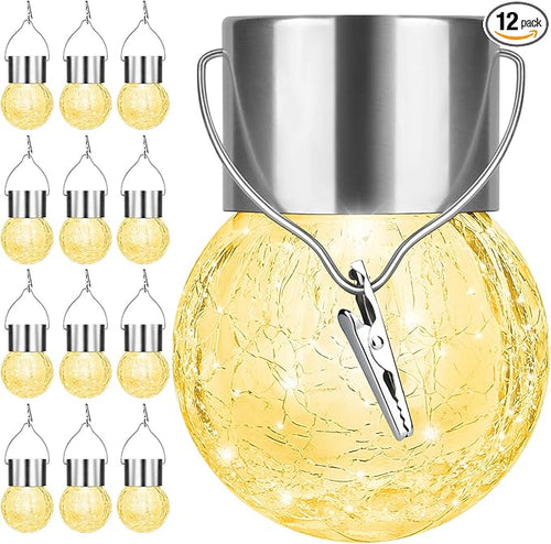 12Pack Hanging Outdoor Solar Lights by BestChoiceforYourLife