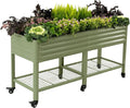 Rolling Elevated Raised Garden Bed-V Series, 1000 Lbs Weight Capacity, Outdoor by VegoGarden
