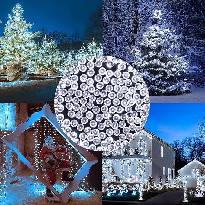 String Lights 165 ft 500 LED Outdoor Waterproof White