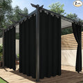 HolidayIdeas Outdoor Curtains for Patio Waterproof, 2 Panels by HolidayIdeas