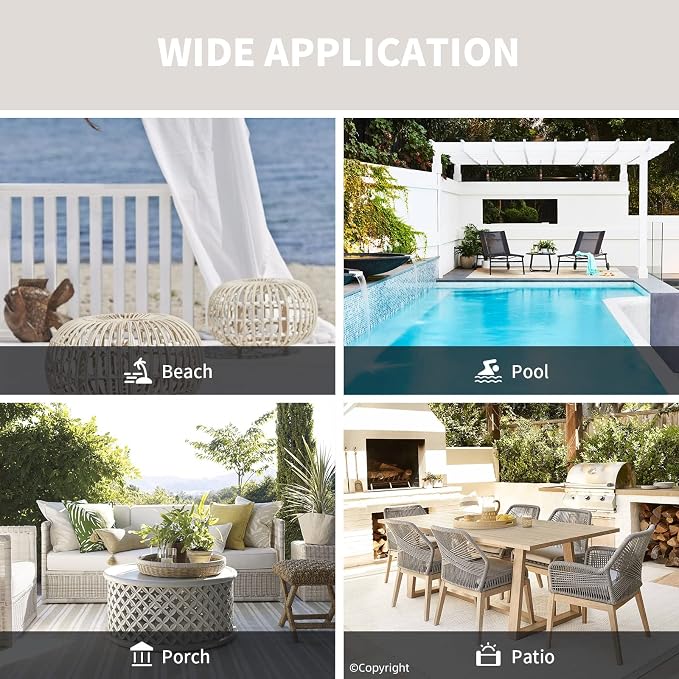 Waterproof Outdoor Curtain W105 x L95 - Image 8