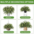 Artificial Pine Branches, 24 Pcs 18 Inch Green Stems with Wire