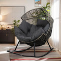 Vongrasig Wicker Egg Chair PE Rattan Rocking Chair by Vongrasig