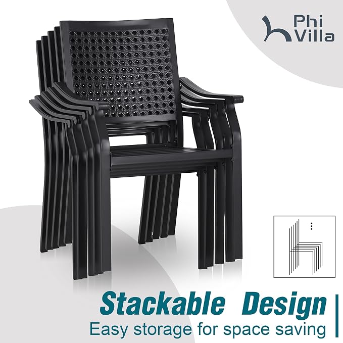 PHI VILLA 9 Pieces Outdoor Dining Set - Image 7