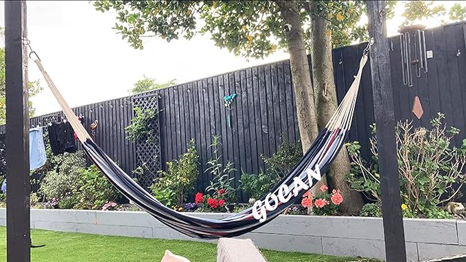 Brazilian Double Hammock 2 Person Extra Large 220x160cm Total Length 330cm Load - Image 3