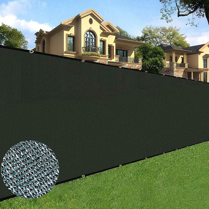 Sunnyglade 4 feet x 50 feet Privacy Screen Fence Heavy Duty Fencing Mesh Shade by Sunnyglade