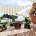 Patio Paradise 27' x 27' x 27' Sun Shade Sail Triangle Canopy Shade Cloth by Patio