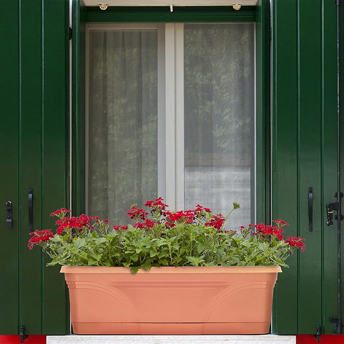 Southern Patio 36 Inch Rectangular Plastic Medallion Hanging Windowsill and - Image 7