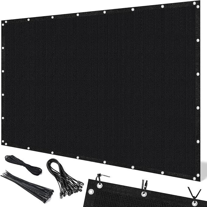 Artpuch 90% Sun Shade Cloth, 4 x 10 FT Pergola Shade Cover Canopy by Artpuch