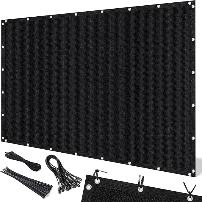Artpuch 90% Sun Shade Cloth, 10 x 10 FT Pergola Shade Cover Canopy by Artpuch
