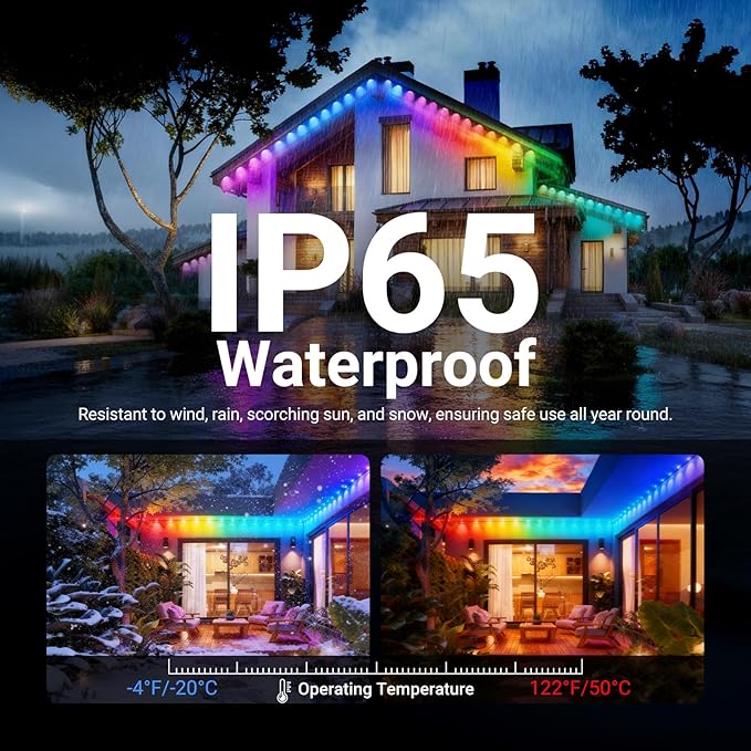 NEEWER 96ft Permanent Outdoor Lights - Image 6