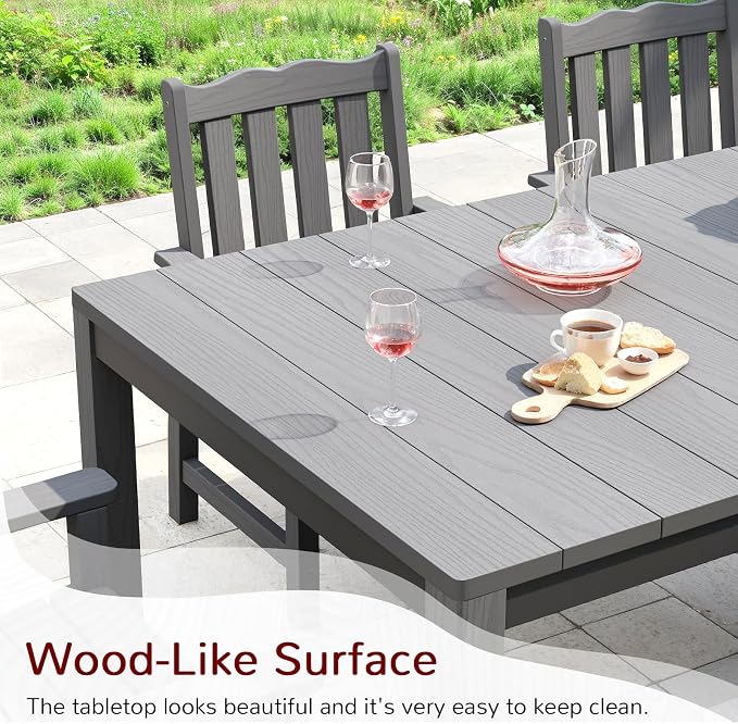 Stoog All-Weather Patio Dining Sets, 7 Pieces Patio Dining Table - Image 4