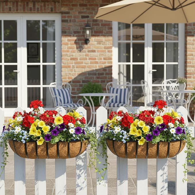 English Inviting Horse Trough Balcony Planter - Image 7