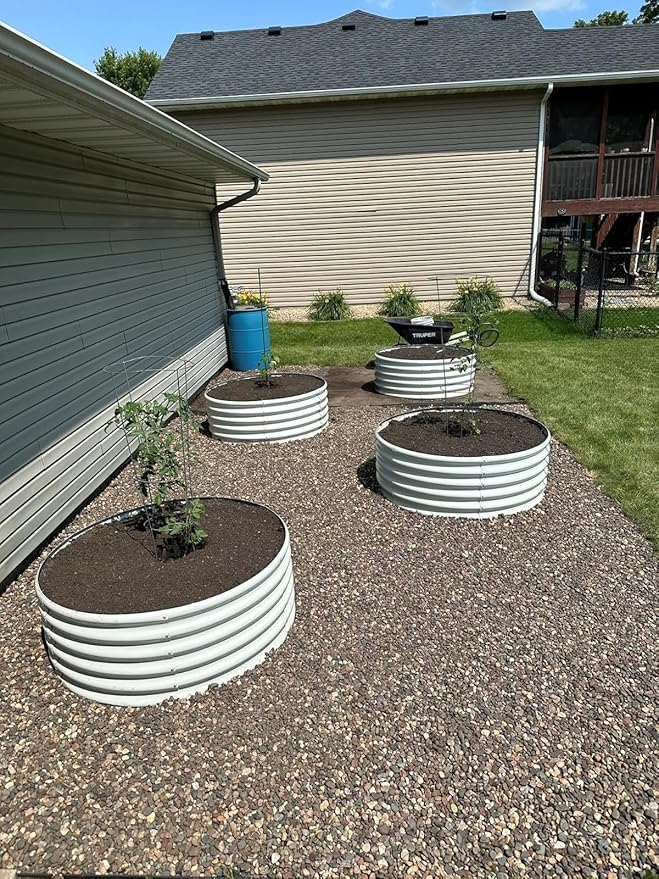 A ANLEOLIFE 8-Pack 4X4X1.5ft & 74x74x18in Deep Root Galvanized Raised Garden - Image 5