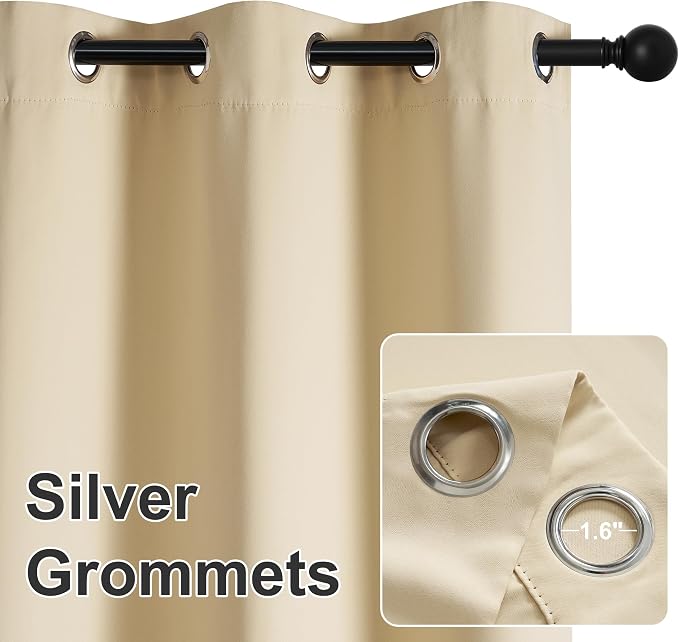RYB Home Outdoor Curtains for Patio - Image 4