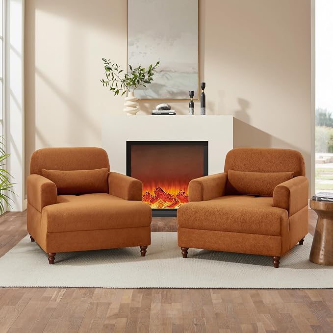 Oversized Chaise Lounge Chair, Cloud Fluffy Chaise Sofa Recliner - Image 7