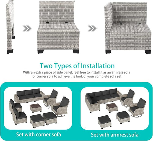 11-Piece Outdoor Patio Furniture Set - Image 2
