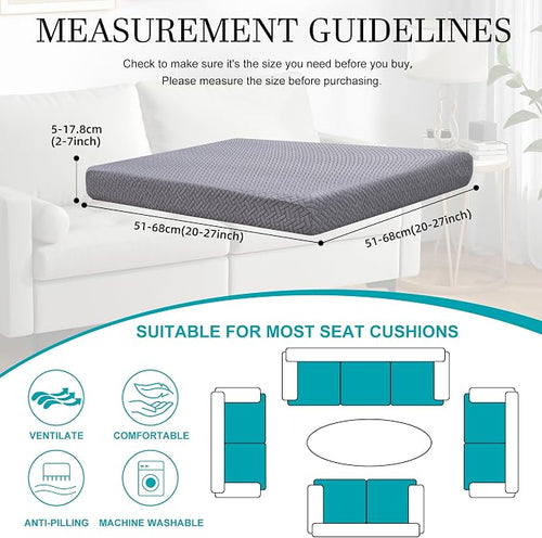 14Pcs Stretch Patio Cushion Covers, Outdoor Couch Covers Replacement, Outdoor - Image 2