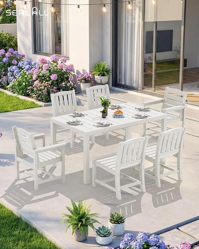 SERWALL Outdoor Expandable Dining Table 60" - Image 8