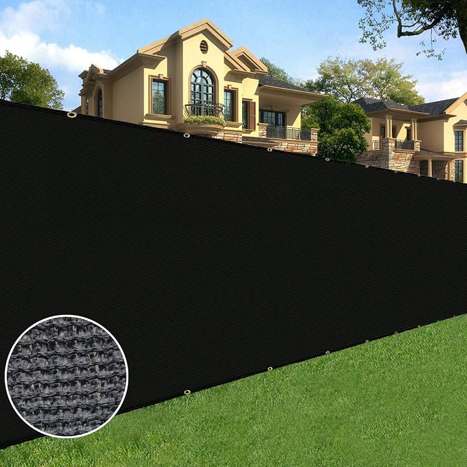 Sunnyglade 5 feet x 50 feet Privacy Screen Fence Heavy Duty Fencing Mesh Shade by Sunnyglade