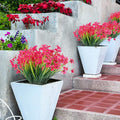 Artificial Plants Greenery, 30 Bundles, UV Resistant Outdoor Flowers