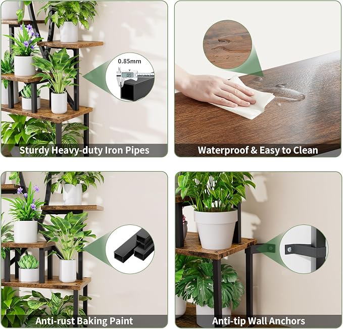 Plant Stand Indoor with Grow Lights - Image 7