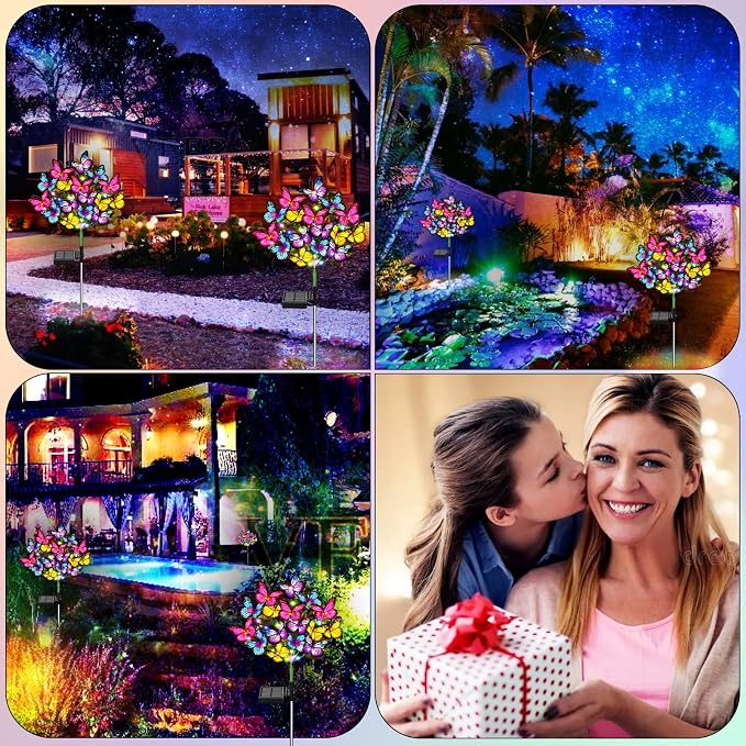 Solar Garden Lights Outdoor Waterproof Solar Lights 2 Pack - Image 6