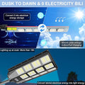 Flood Security Lights 2-Pack, White Solar, IP66 Motion Sensor