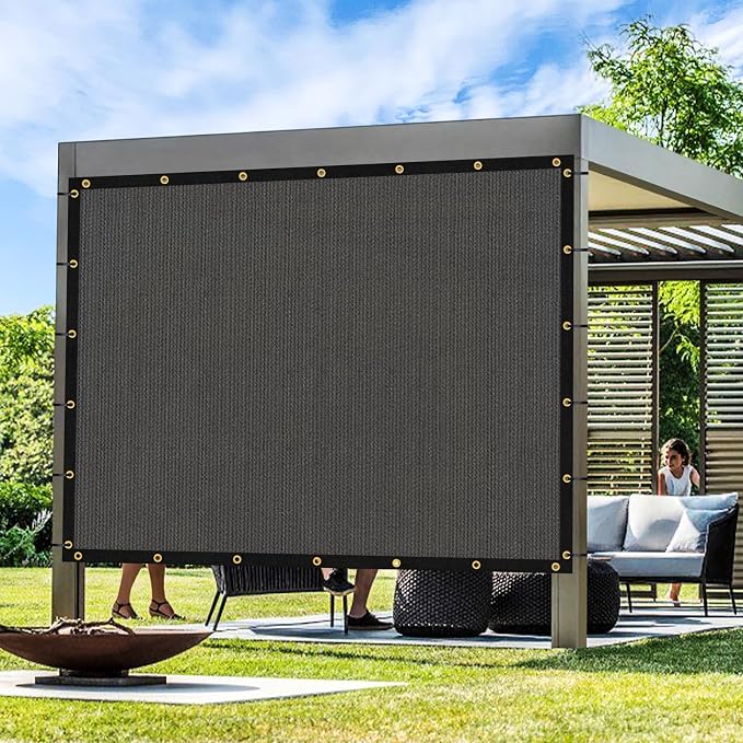Artpuch Outdoor Pergola Shade Cover 9x13 FT Sun Shade Cloth by Artpuch