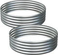 2PCS 4x4x1FT Galvanized Raised Garden Bed Kit, Vegetable Boxes-Round Metal by Yortrek