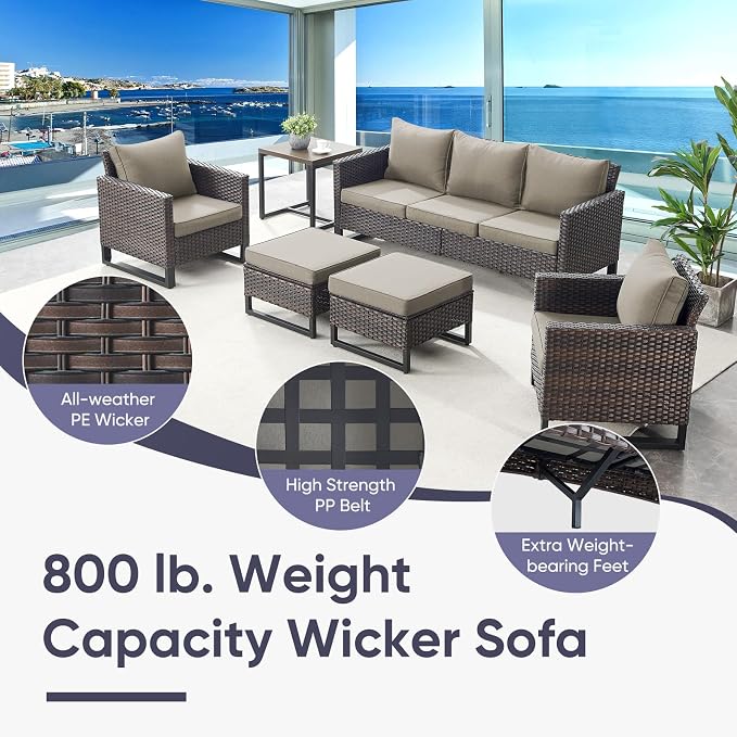 Belord 7 Pieces Patio Furniture Set - Image 7