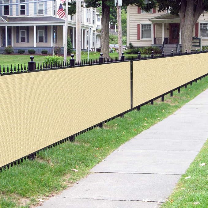 Sunnyglade 4 feet x 50 feet Privacy Screen Fence Heavy Duty Fencing Mesh Shade - Image 4